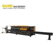 Màquina de doblegar d'acer reforçada amb cinc capçals CNC de 25 mm